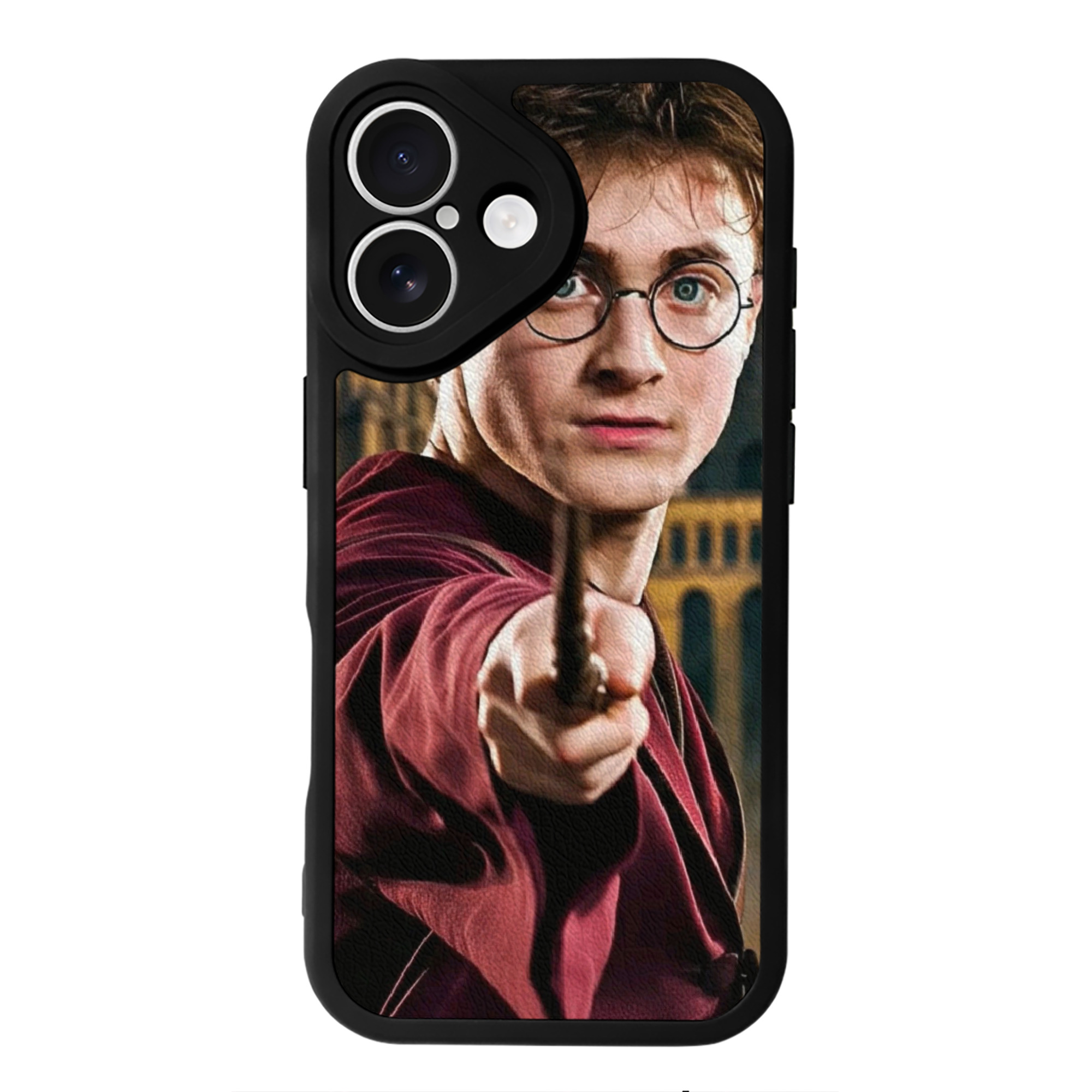 （画像用） Harry Potter ハリー・ポッターシリーズ 【iPhone 16シリーズ対応】シリコンスマホケース（レザー調） 材質：シリコン